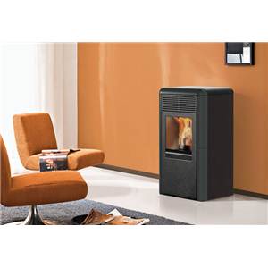 ESTUFA PELLET MOD. POINT COLOR GRIS MARCA EDILKAMIN